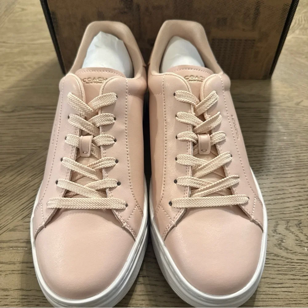 Coach Women's High Line Sneaker, Blush BLH Size 11